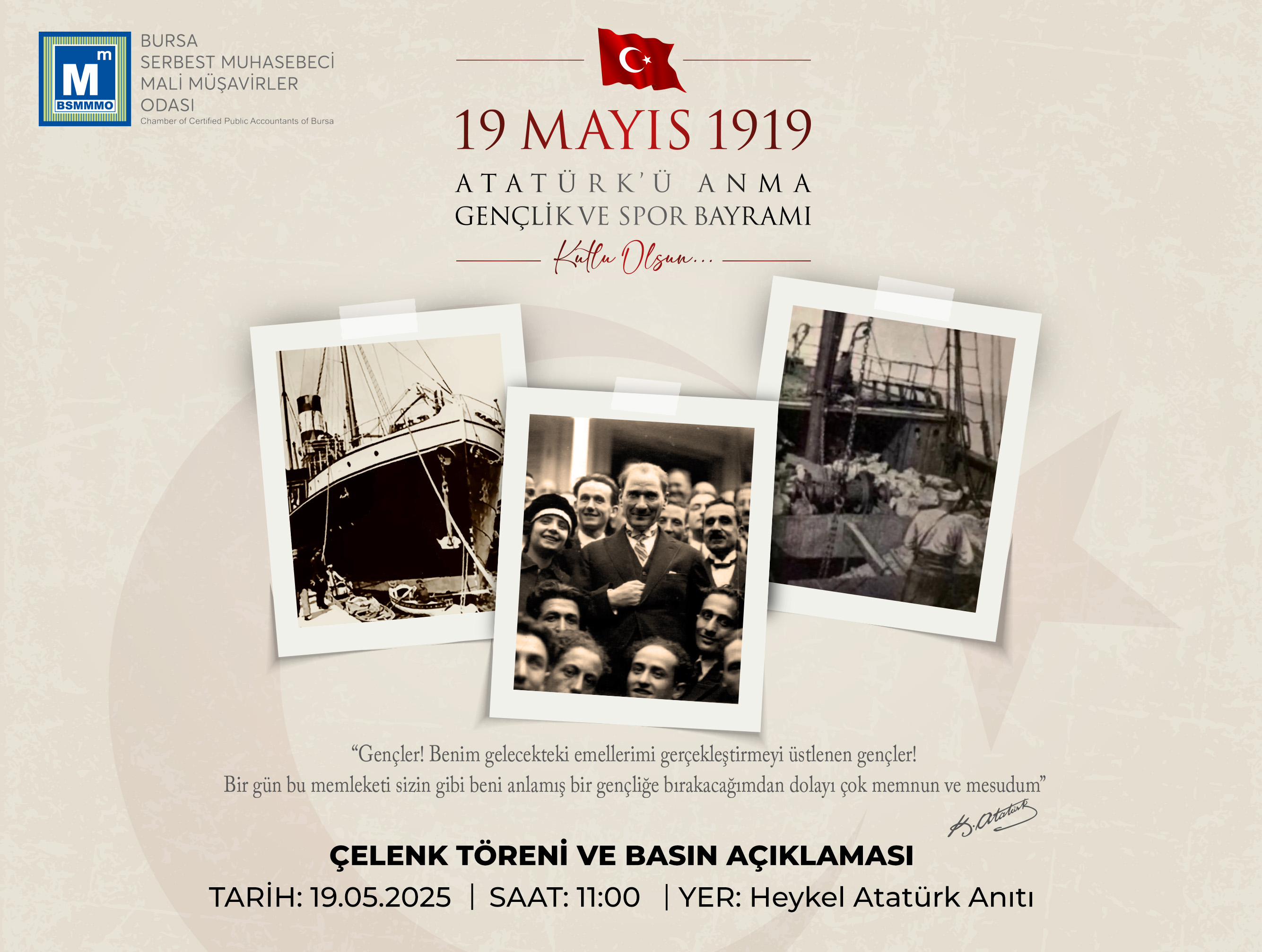 19 MAYIS GENÇLİK VE SPOR BAYRAMI